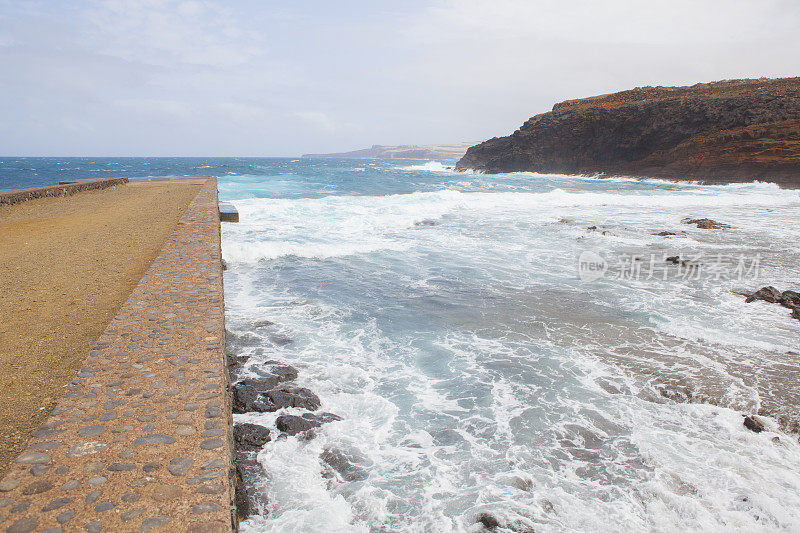 Caleta de Abajo beach: El Romancillo, galdar - Grand Canary北海海岸